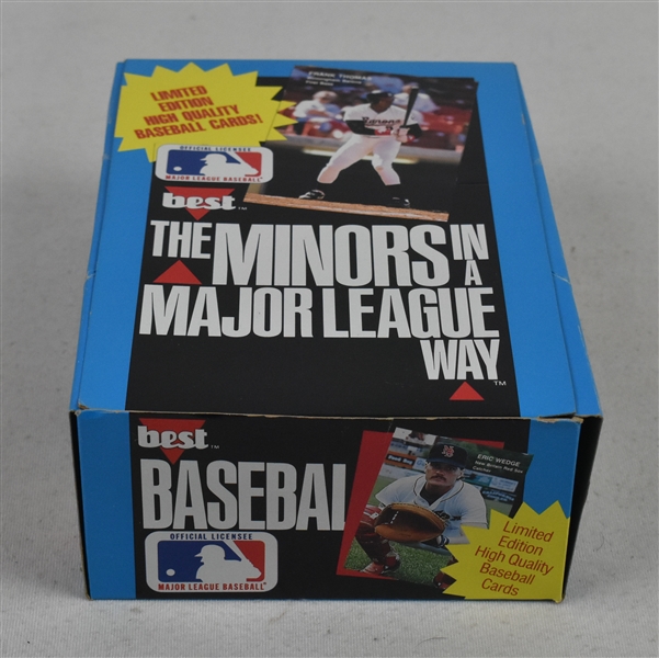 Unopened Best Minor League Baseball Card Box