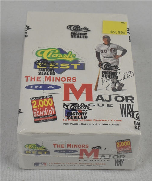 Unopened 1994 Classic Best Minor League Baseball Card Box 