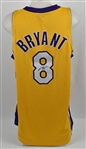 Kobe Bryant Autographed 1999-2000 Los Angeles Lakers Pro Cut Home Gold Jersey