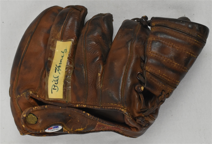 Rogers Hornsby c. 1950 Game Used Glove w/PSA/DNA LOA & Hornsby Family Provenance