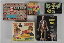 Collection of 5 Vintage Games w/Dont Spill The Beans