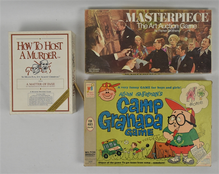 Collection of 3 Vintage Games w/ How to Host a Murder