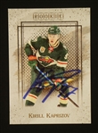 Kirill Kaprizov Autographed Rookie Card