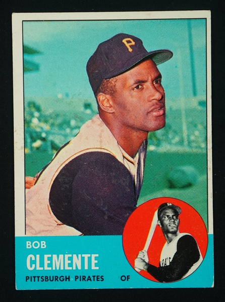 Roberto Clemente 1963 Topps Baseball Card #540