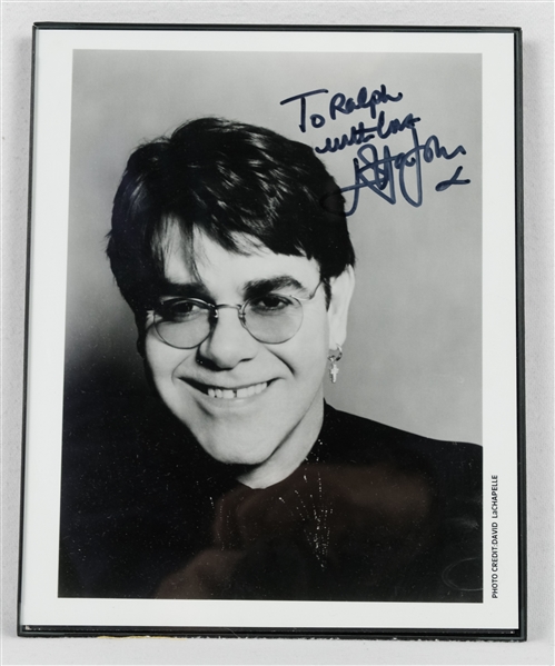 Elton John Autographed 8x10 Photo
