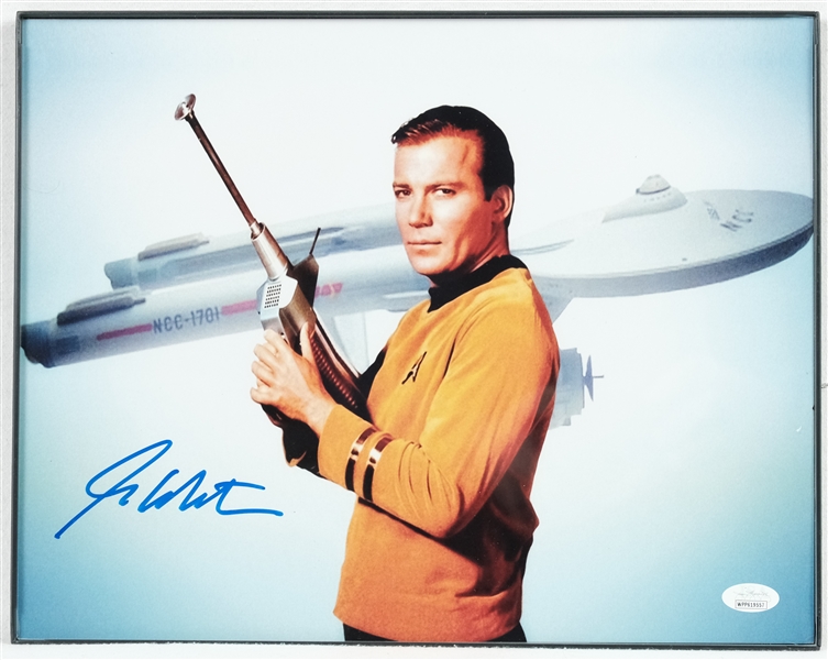 William Shatner "Star Trek" Autographed 11x14 Photo JSA