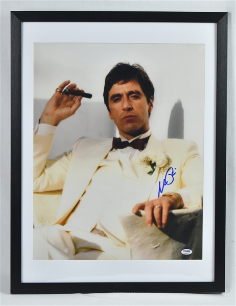 Al Pacino "Scarface" Autographed 16x20 Photo PSA/DNA
