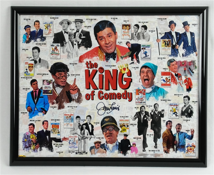 Jerry Lewis "King of Comedy" Autographed 16x20 Photo