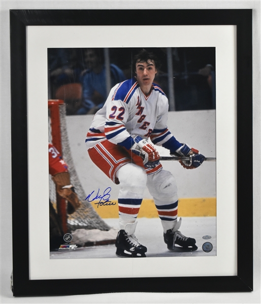 Nick Fotiu New York Rangers Autographed 16x20 Photo Steiner