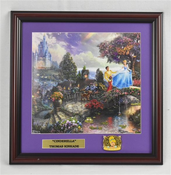 Thomas Kinkade "Cinderella" 16x16 Framed Art
