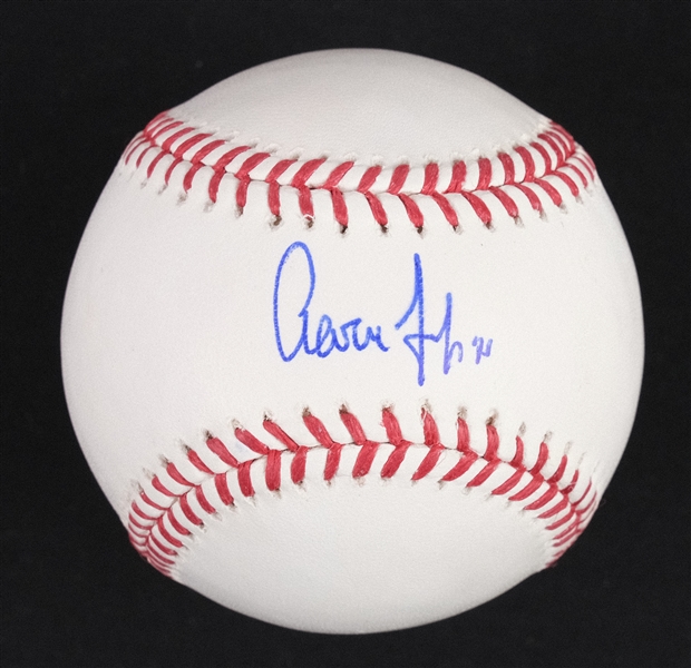 Aaron Judge Autographed Baseball Beckett