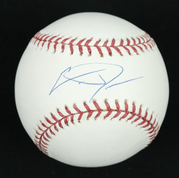 Eric Duncan Autographed Baseball Steiner