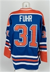 Grant Fuhr Autographed Edmonton Oilers Jersey Beckett