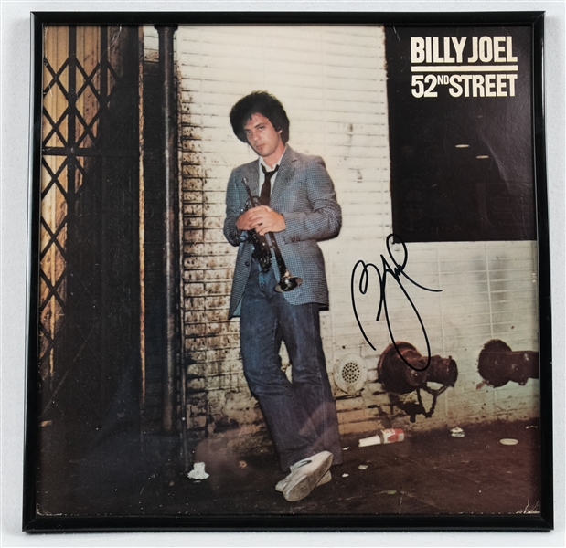 Billy Joel Autographed & Framed "52nd Street" LP PSA/DNA