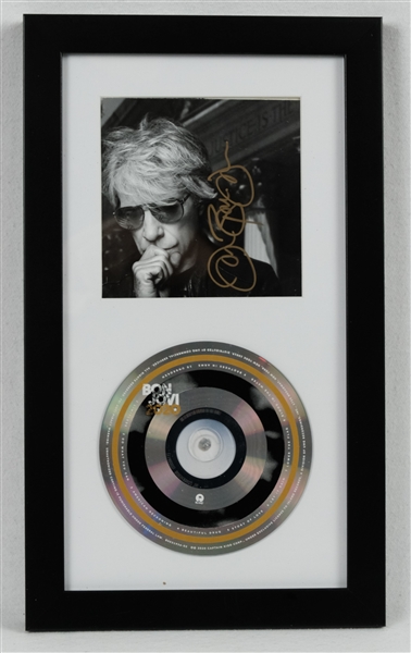 Jon Bon Jovi Autographed & Framed CD JSA