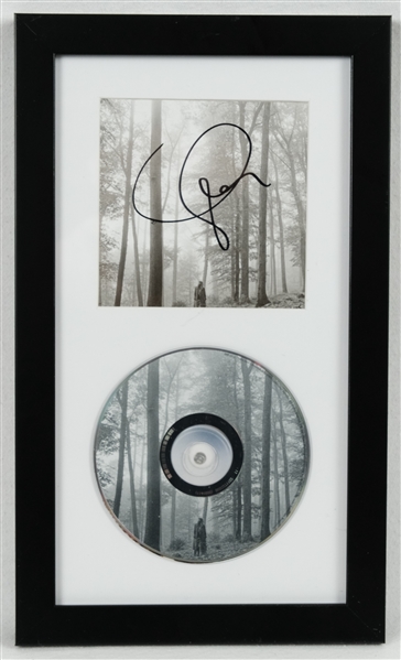 Taylor Swift Autographed & Framed "Folklore" CD JSA