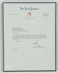 George Steinbrenner 1989 New York Yankees Signed Letter to Sid Hartman JSA