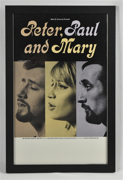 Peter Paul & Mary Framed Poster