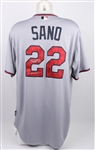 Miguel Sano 2015 Minnesota Twins Game Used & Autographed Rookie Jersey