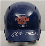 Byron Buxton 2013 Futures All-Star Game Used & Autographed Pre-Rookie Helmet MLB Authentication