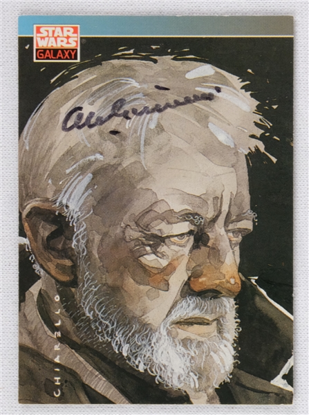 Alec Guiness Autographed Star Wars Card