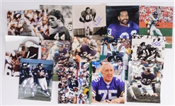 Minnesota Vikings Lot of 14 Autographed 8x10 Photos