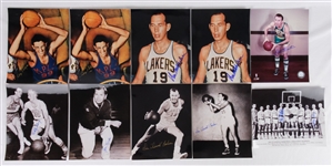 Minneapolis Lakers Lot of 10 Autographed 8x10 Photos