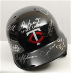 Minnesota Twins Legends Autographed Batting Helmet w/19 Signatures