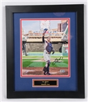 Joe Mauer Autographed Final Game 8x10 Framed Photo MLB  