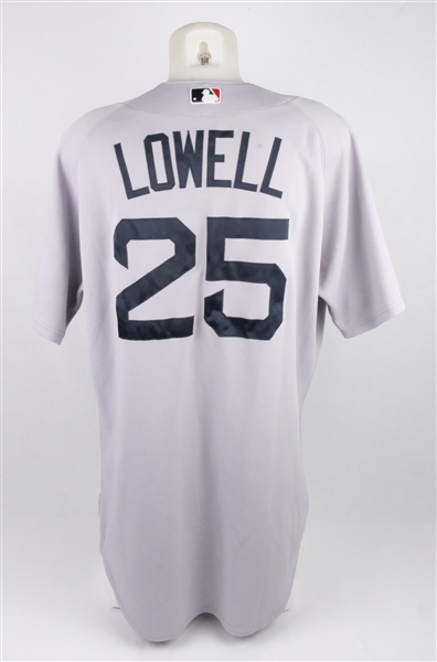 Mike Lowell 2009 Boston Red Sox Game Used Jersey