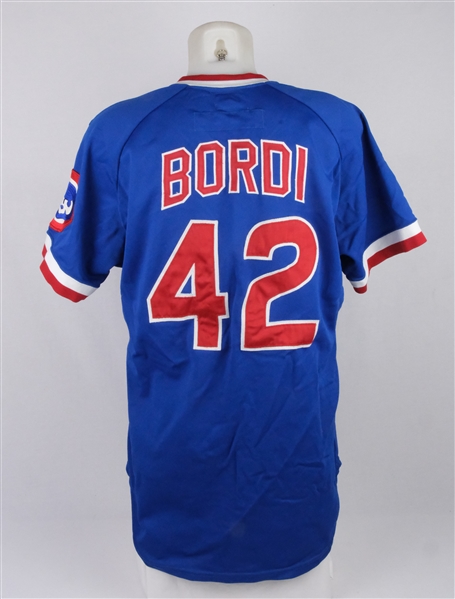 Rich Bordi 1983 Chicago Cubs Game Used Jersey