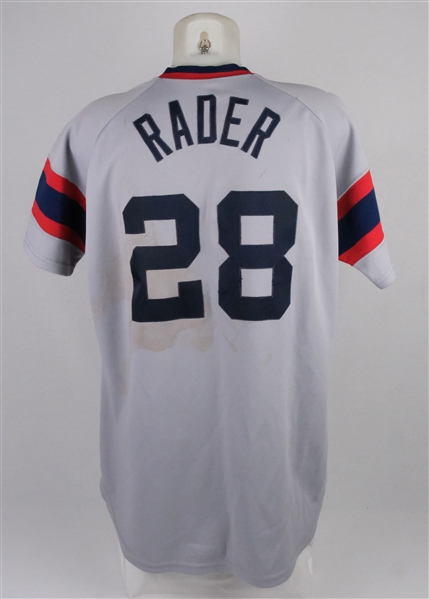 Doug Rader 1986 Chicago White Sox Game Used Jersey