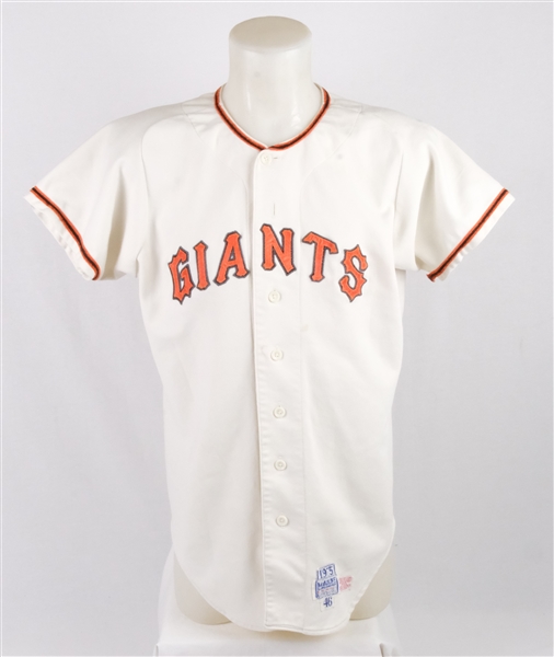 Mike Caldwell 1975 San Francisco Giants Game Used Jersey  