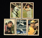 Circle K Lot of 5 Autographed Cards w/Duke Snider & Reggie Jackson