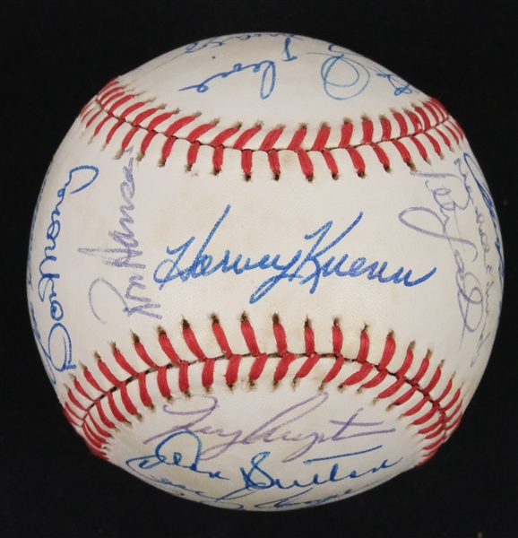 Milwaukee Brewers 1983 Team Signed Baseball