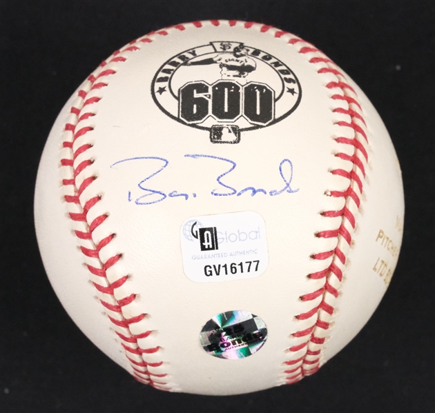 Barry Bonds Autographed 600 HR Baseball