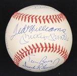 500 Home Run Club Autographed Baseball JSA