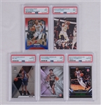 Lot of 5 Graded Cards w/ Stephen Curry