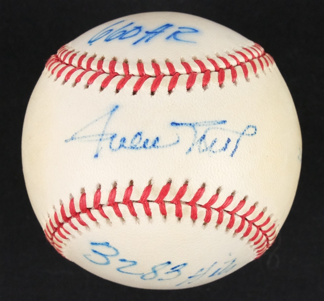 Willie Mays RARE Autographed & Multi Inscribed Limited Edition Baseball Steiner