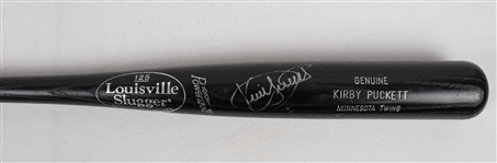Kirby Puckett Autographed Signature Model Bat