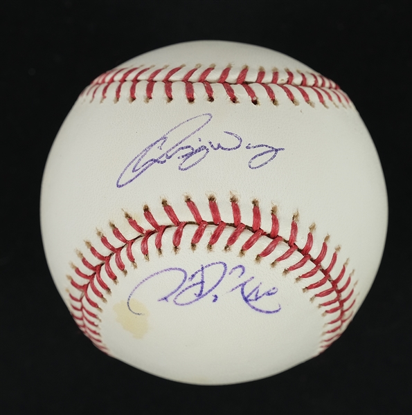 Chien-Ming Wang Autographed Baseball Signed in English & Taiwanese 