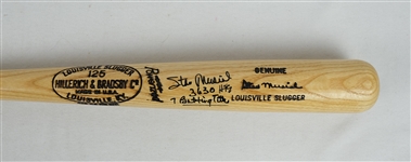 Stan Musial Autographed & Inscribed Signature Model Bat PSA/DNA