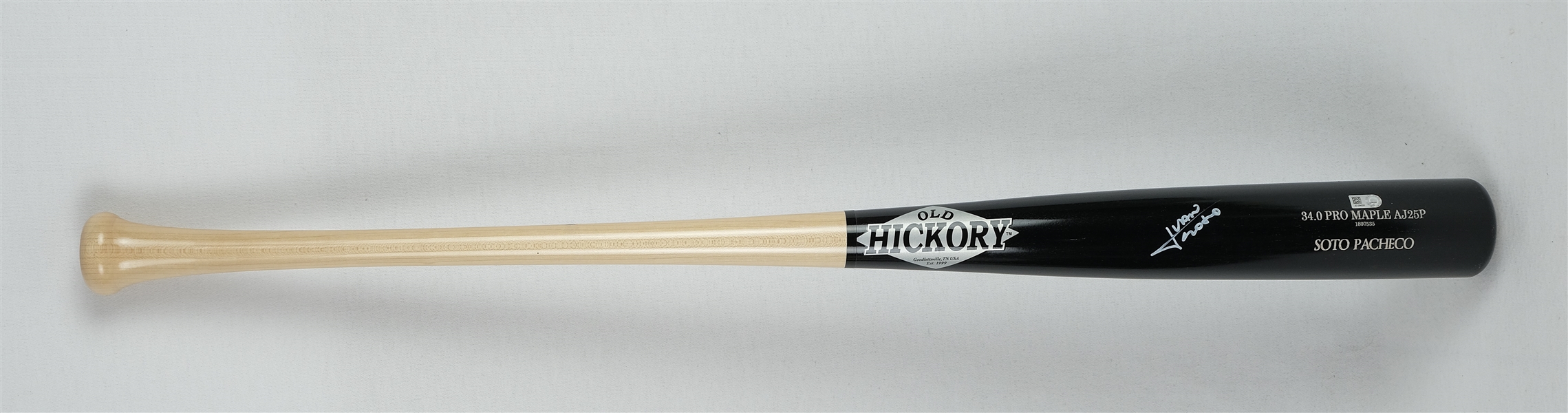 Juan Soto Autographed Old Hickory Soto Pacheto Bat MLB Authentication