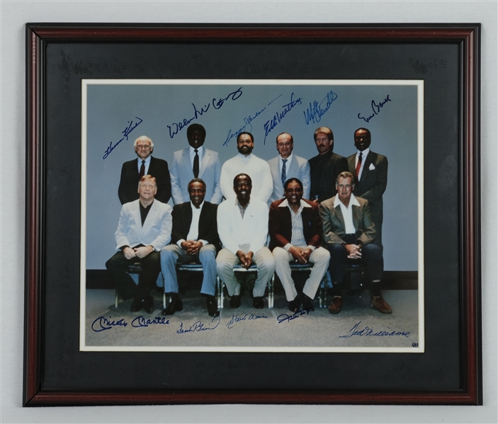 500 Home Run Club Autographed 22x26 Framed Photo