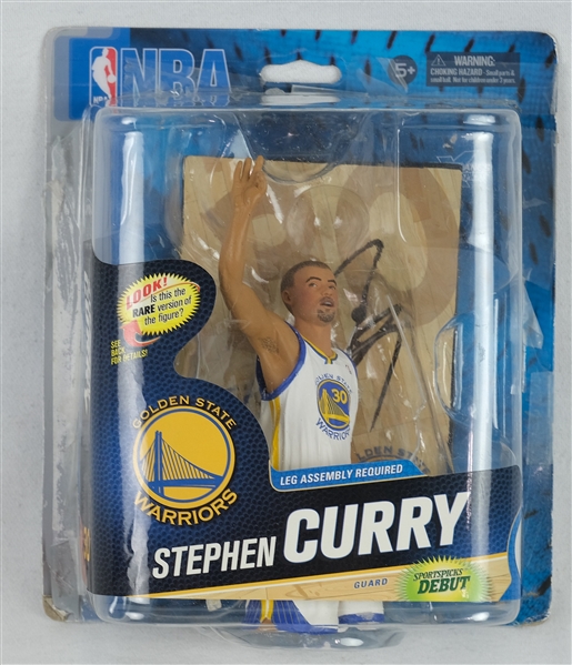Steph Curry Autographed McFarlane Figure In Original Packaging PSA/DNA