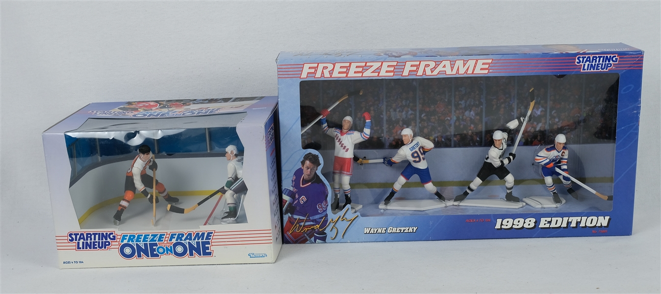 Lot of Hockey Starting Line Ups In Original Packaging w/Wayne Gretzky