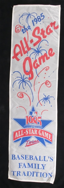 Vintage 1985 All-Star Game Banner from the Metrodome in Minnesota
