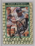 Kirby Puckett Autographed Card