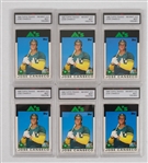 Jose Canseco Lot of 6 Graded Baseball Cards