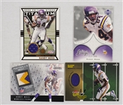 Randy Moss Lot of 4 Game Used Jersey Cards